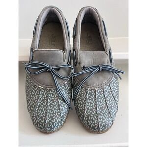 JBU by Jambu Gwen Garden Ready Duck Rain Shoes Womens 9 Baby Blue Floral O1